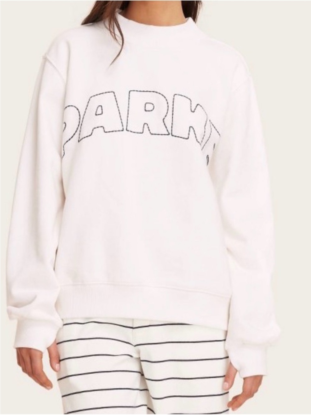 Parke x Target White Mockneck